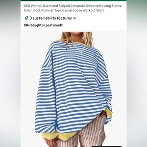 UEU striped sweatshirt
